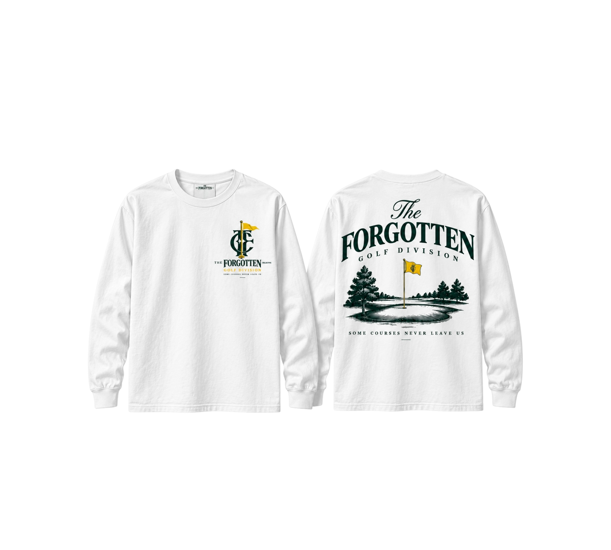 The Course Long Sleeve T (White)