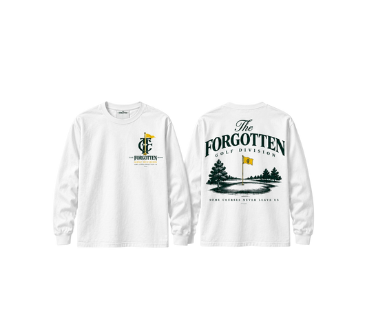 The Course Long Sleeve T (White)