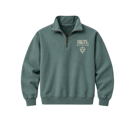 The FRGTN CC Quarter Zip (Cypress Green)