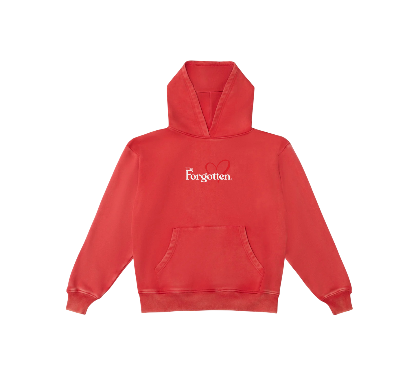 The HeartMark Hoodie (Washed Crimson)
