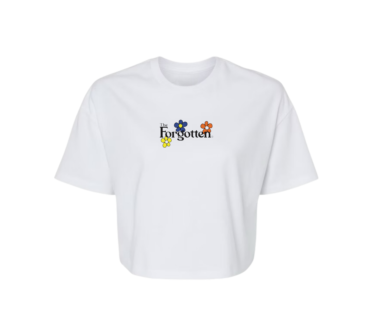 "The Bloom" Women's Crop Top (White)