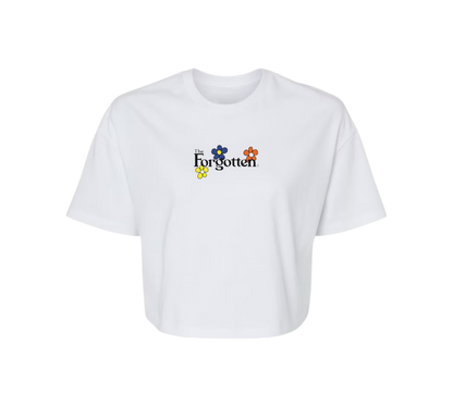 "The Bloom" Women's Crop Top (White)